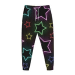 Lights Star Pattern Print Jogger Pants