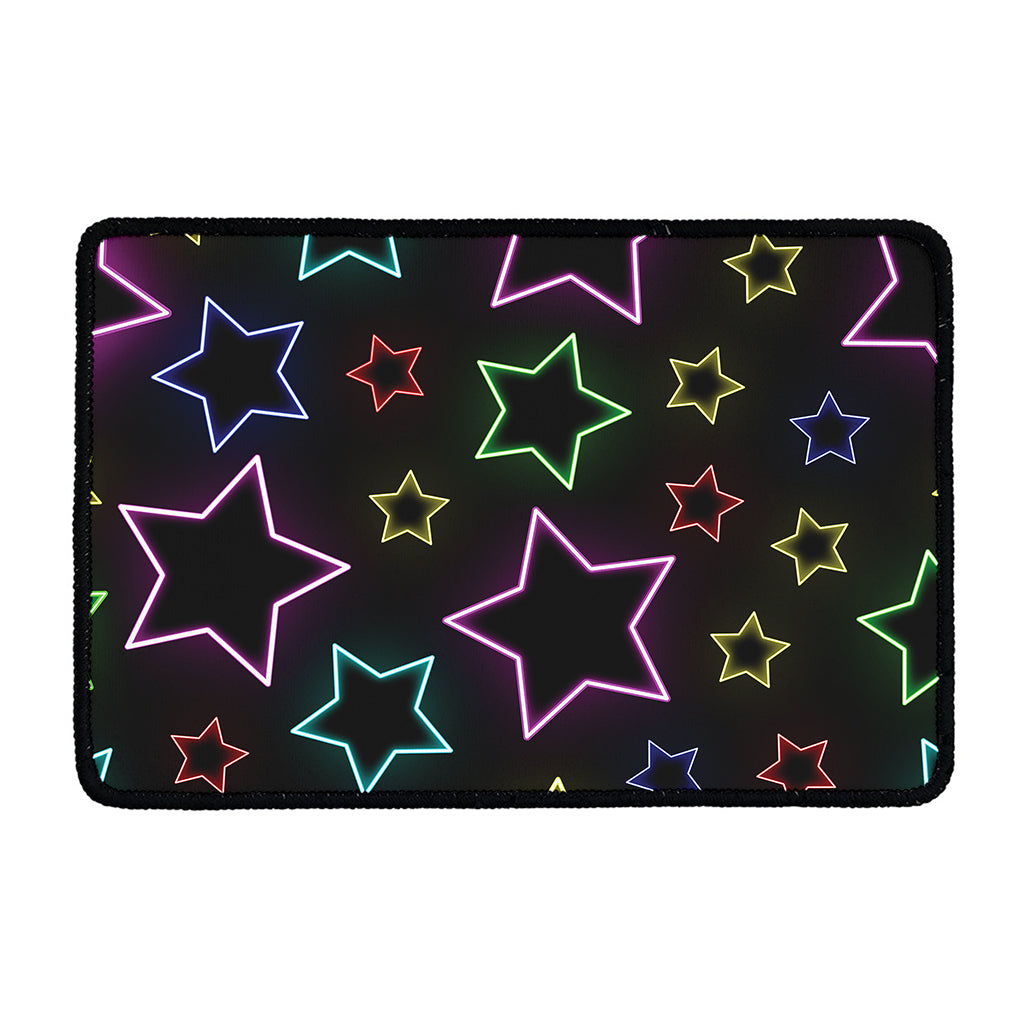 Lights Star Pattern Print Kitchen Mat