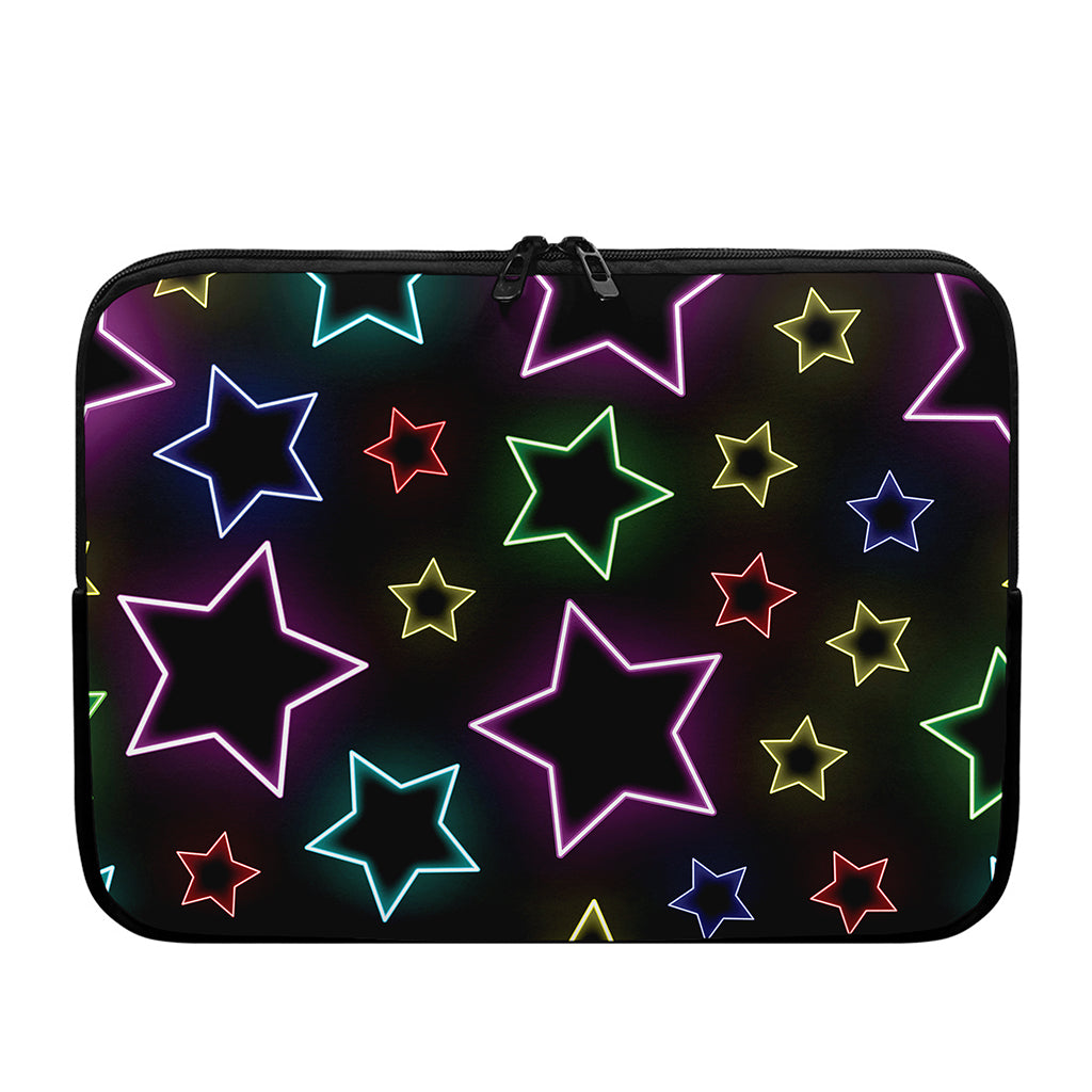 Lights Star Pattern Print Laptop Sleeve