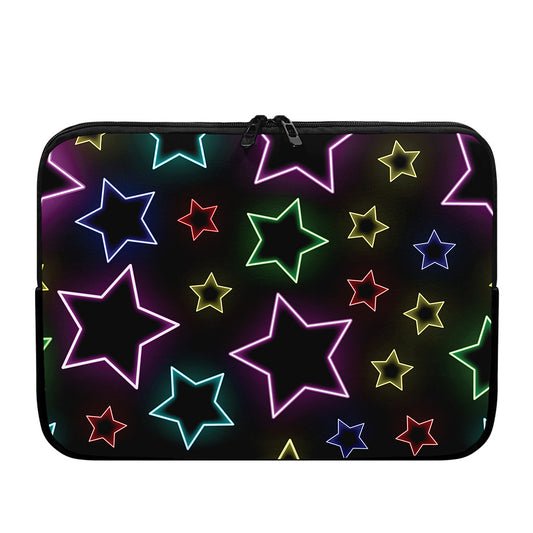 Lights Star Pattern Print Laptop Sleeve