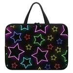 Lights Star Pattern Print Laptop Sleeve With Handle