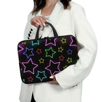 Lights Star Pattern Print Laptop Sleeve With Handle