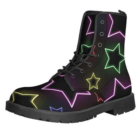 Lights Star Pattern Print Backpack