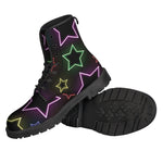 Lights Star Pattern Print Backpack