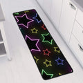 Lights Star Pattern Print Long Kitchen Mat