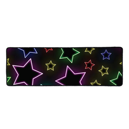 Lights Star Pattern Print Long Kitchen Mat