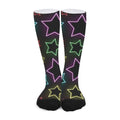 Lights Star Pattern Print Long Socks