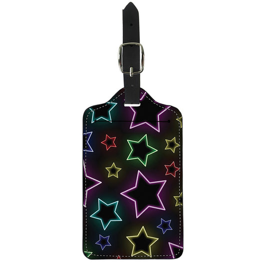 Lights Star Pattern Print Luggage Tag