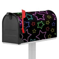 Lights Star Pattern Print Mailbox Cover