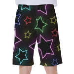 Lights Star Pattern Print Men's Beach Shorts