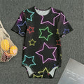 Lights Star Pattern Print Men's Bodysuit