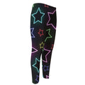 Lights Star Pattern Print Men's Compression Pants