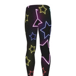 Lights Star Pattern Print Men's leggings