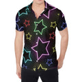 Lights Star Pattern Print Men's Shirt