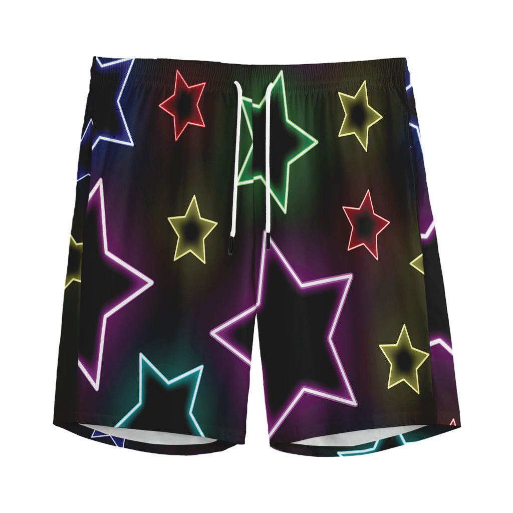 Lights Star Pattern Print Men's Sports Shorts