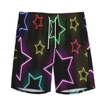 Lights Star Pattern Print Men's Sports Shorts