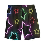 Lights Star Pattern Print Men's Sports Shorts