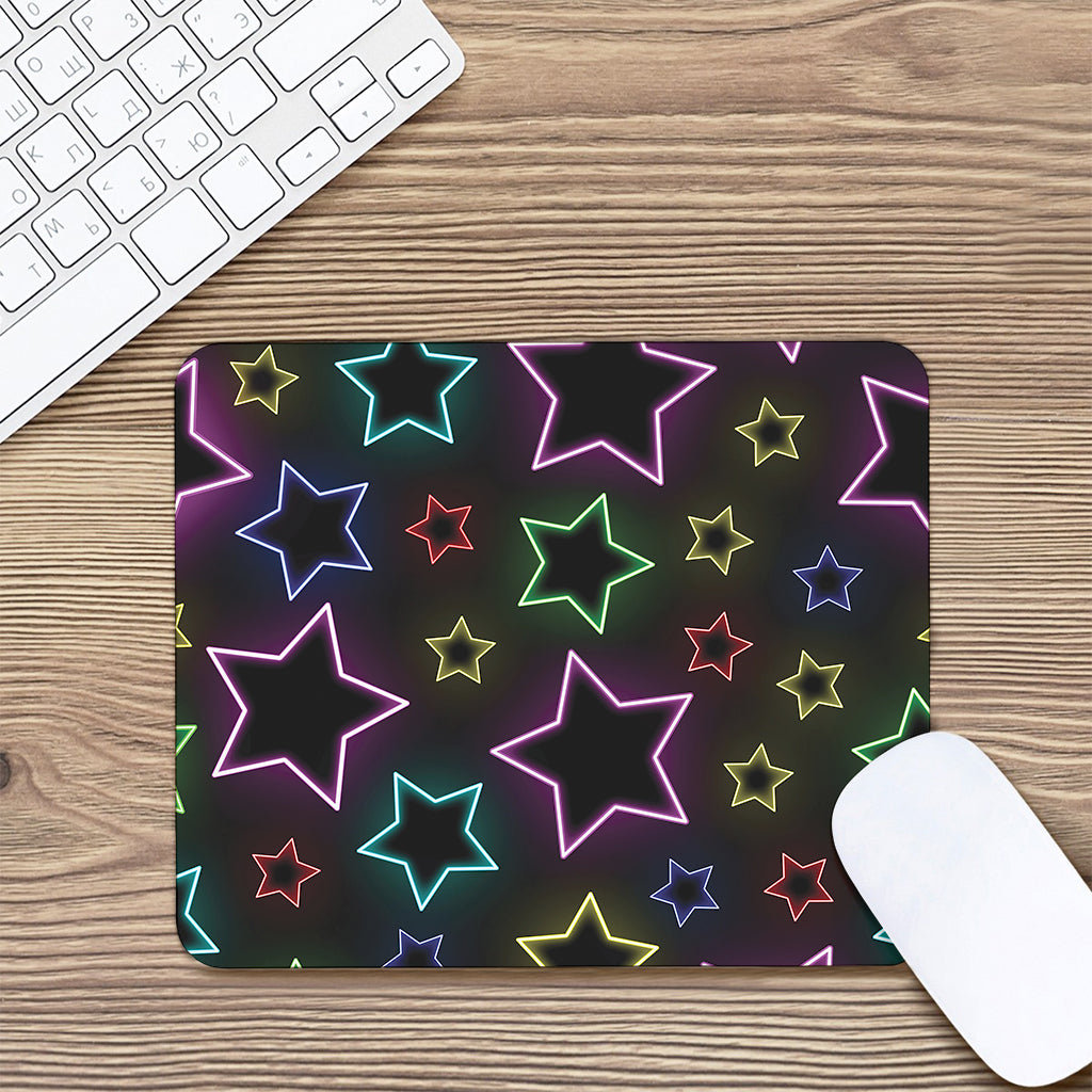 Lights Star Pattern Print Mouse Pad