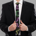 Lights Star Pattern Print Necktie
