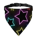 Lights Star Pattern Print Over The Collar Dog Bandana