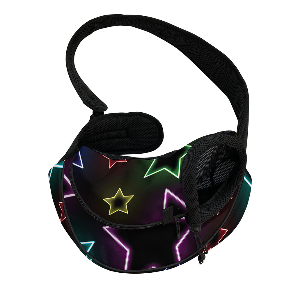 Lights Star Pattern Print Pet Sling Carrier