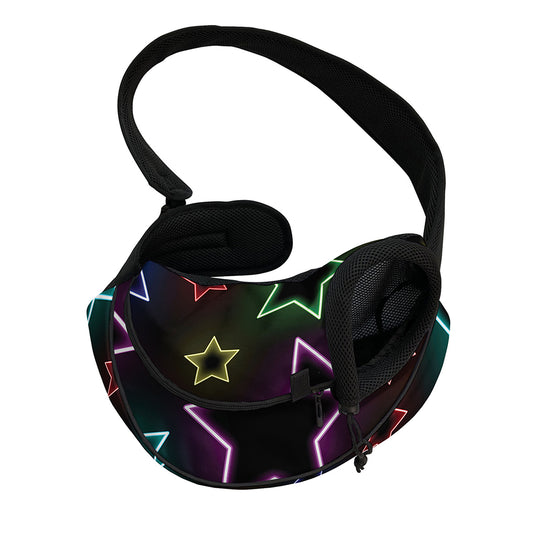 Lights Star Pattern Print Pet Sling Carrier