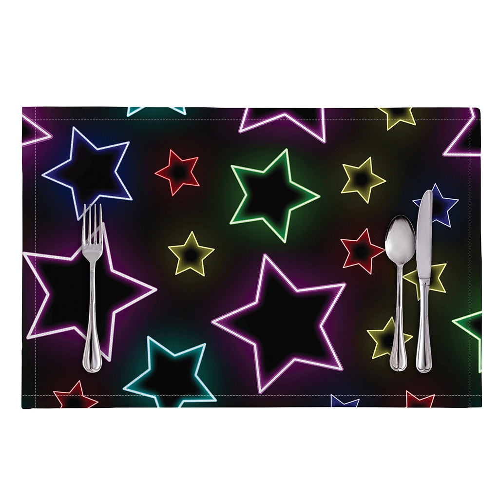 Lights Star Pattern Print Placemat