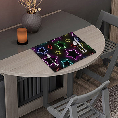 Lights Star Pattern Print Placemat