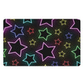 Lights Star Pattern Print Polyester Doormat