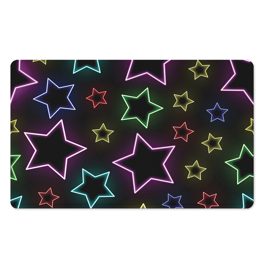 Lights Star Pattern Print Polyester Doormat