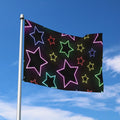 Lights Star Pattern Print Polyester Flag