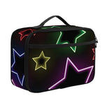 Lights Star Pattern Print Portable Lunch Bag