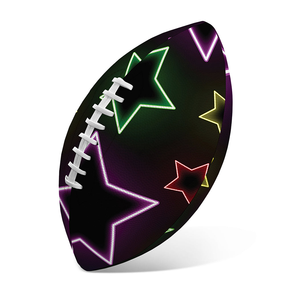 Lights Star Pattern Print Rugby Ball