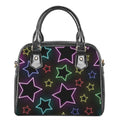 Lights Star Pattern Print Shoulder Handbag