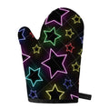 Lights Star Pattern Print Single Oven Mitt