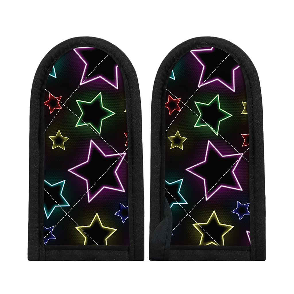 Lights Star Pattern Print Skillet Handle Cover