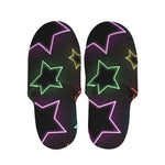 Lights Star Pattern Print Slippers