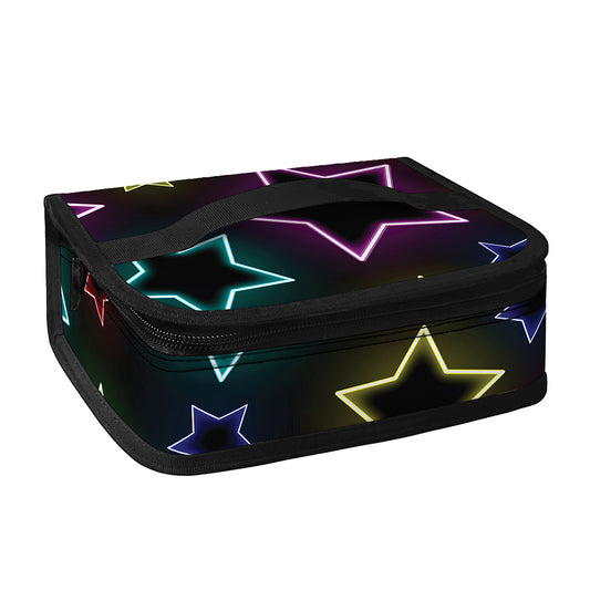 Lights Star Pattern Print Small Lunch Bag