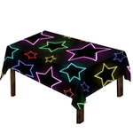 Lights Star Pattern Print Tablecloth