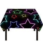 Lights Star Pattern Print Tablecloth