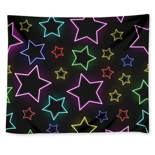 Lights Star Pattern Print Tapestry