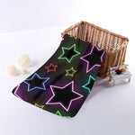 Lights Star Pattern Print Towel