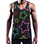 Lights Star Pattern Print Training Tank Top