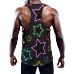 Lights Star Pattern Print Training Tank Top