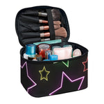 Lights Star Pattern Print Travel Makeup Bag