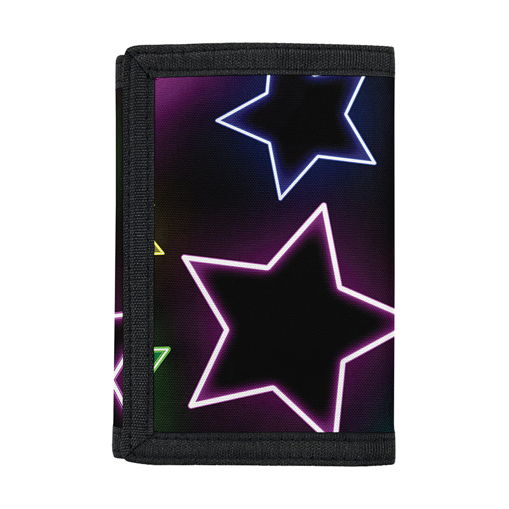 Lights Star Pattern Print Trifold Wallet