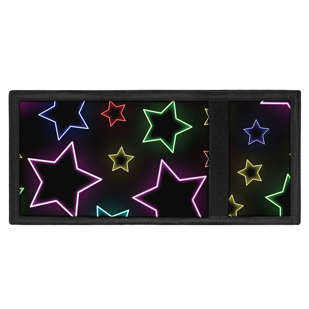 Lights Star Pattern Print Trifold Wallet