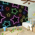 Lights Star Pattern Print Wall Sticker