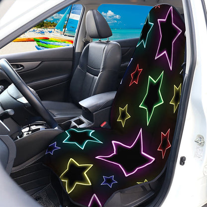 Lights Star Pattern Print Waterproof Car Seat Cover