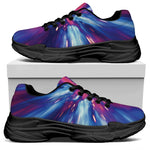 Lightspeed Vortex Print Black Chunky Shoes